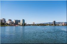 Lake Merritt and Oakland Downtown